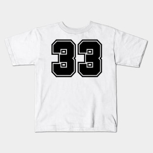 Number 33 Kids T-Shirt